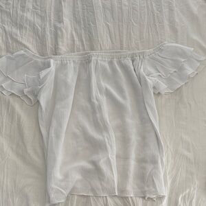Pacsun Off-Shoulder White Top